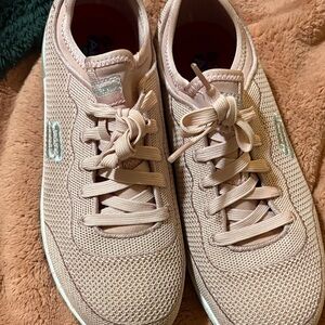 Skechers Women's Blush Pink Mesh SneakersSteel toe (comp toe)